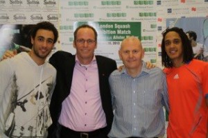Top squash players face off in exhibition