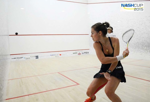 NASH Cup Day 4|Cyrielle Peltier and Maria Toorpakai Wazir|Millie Tomlinson and Victoria Temple-Murray